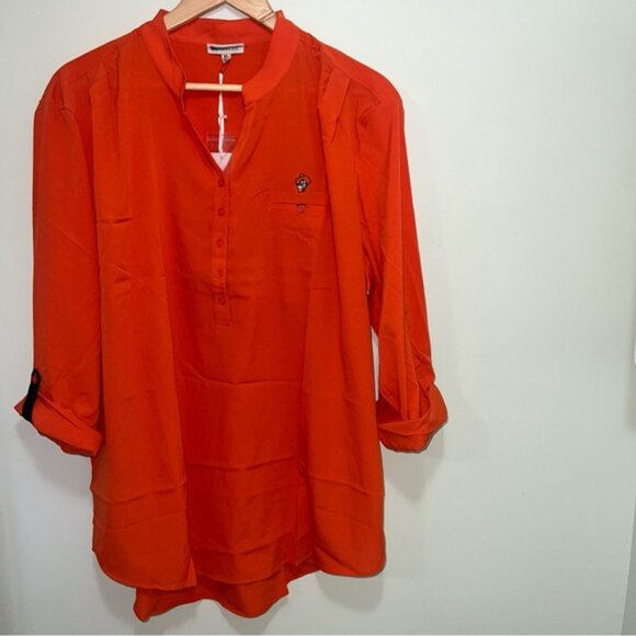 🆕 Oklahoma State Cowboys | UG Apparel | Women's Button Down Tunic Top | Size XL - Picture 1 of 4